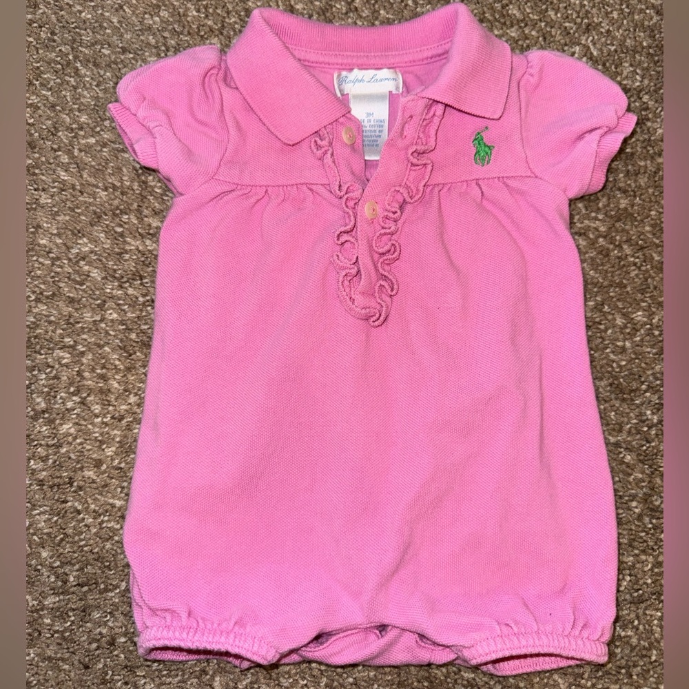 Ralph Lauren Pink Baby Outfit